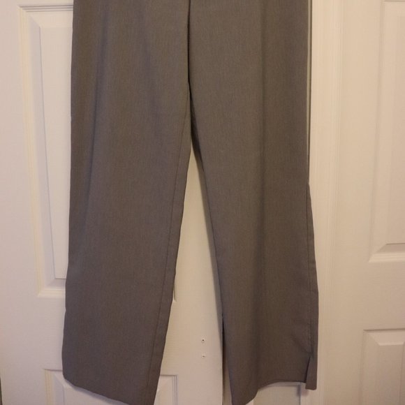 High-Waisted Grey Slacks - Picture 2 of 5